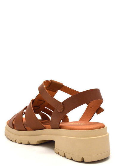 Σανδάλια flatforms δερμάτινα Ragazza 0544