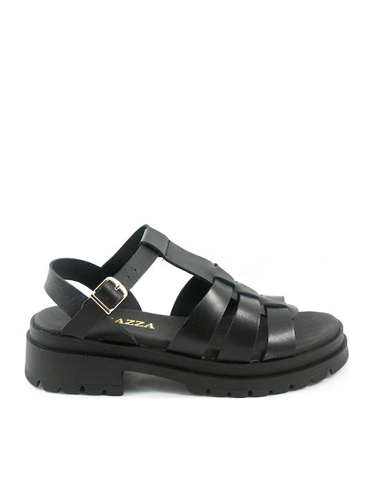 Σανδάλια flatforms δερμάτινα Ragazza 0544