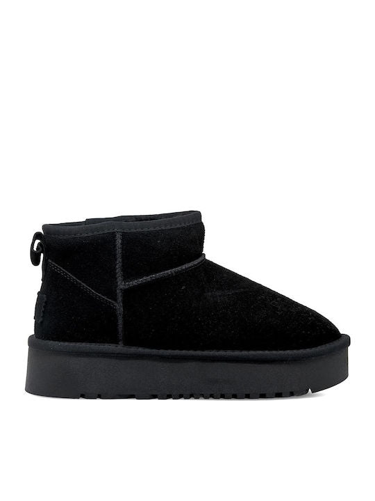 Seven Suede Γυναικεία Μποτάκια