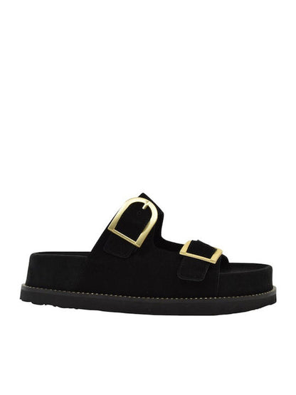 RAGAZZA δερμάτινα σανδάλια FLATFORMS 01253