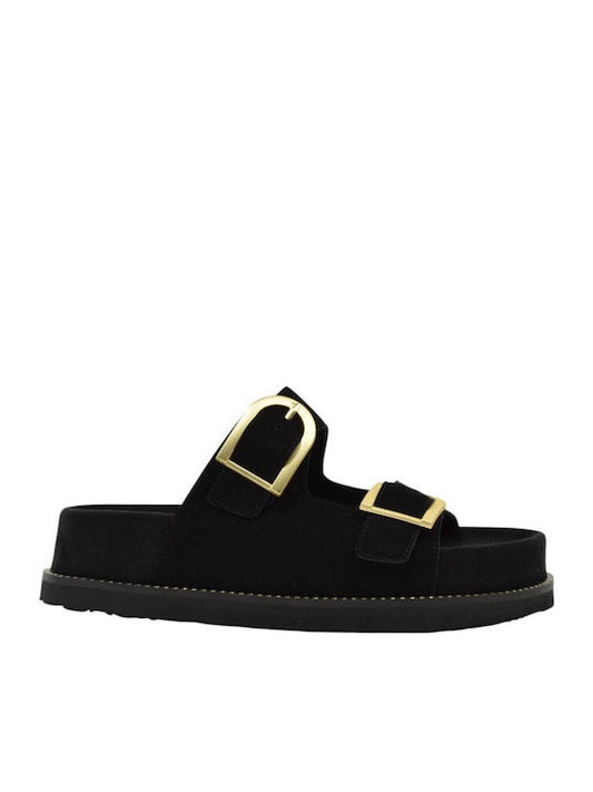 RAGAZZA δερμάτινα σανδάλια FLATFORMS 01253