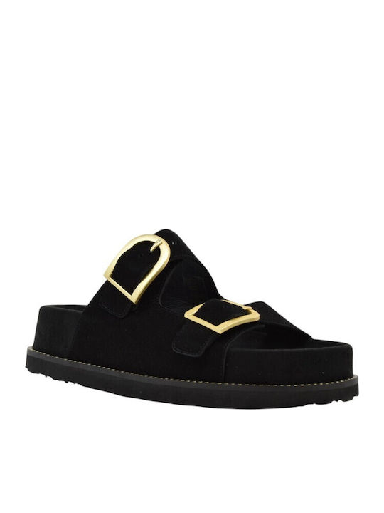 RAGAZZA δερμάτινα σανδάλια FLATFORMS 01253