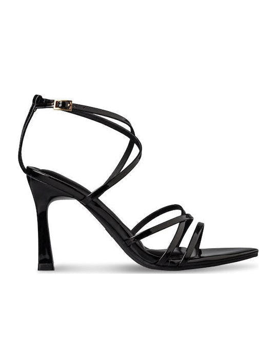 FLARED HEEL SANDALS