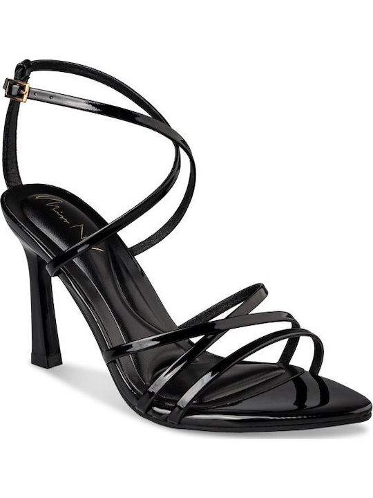 FLARED HEEL SANDALS