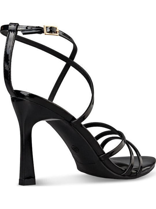FLARED HEEL SANDALS