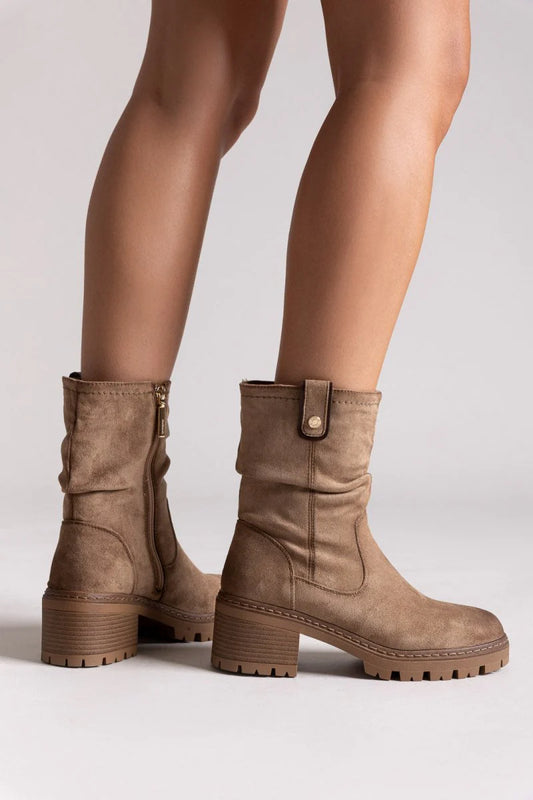 Refresh Γυναικείο Μποτάκι Σουέτ 173021