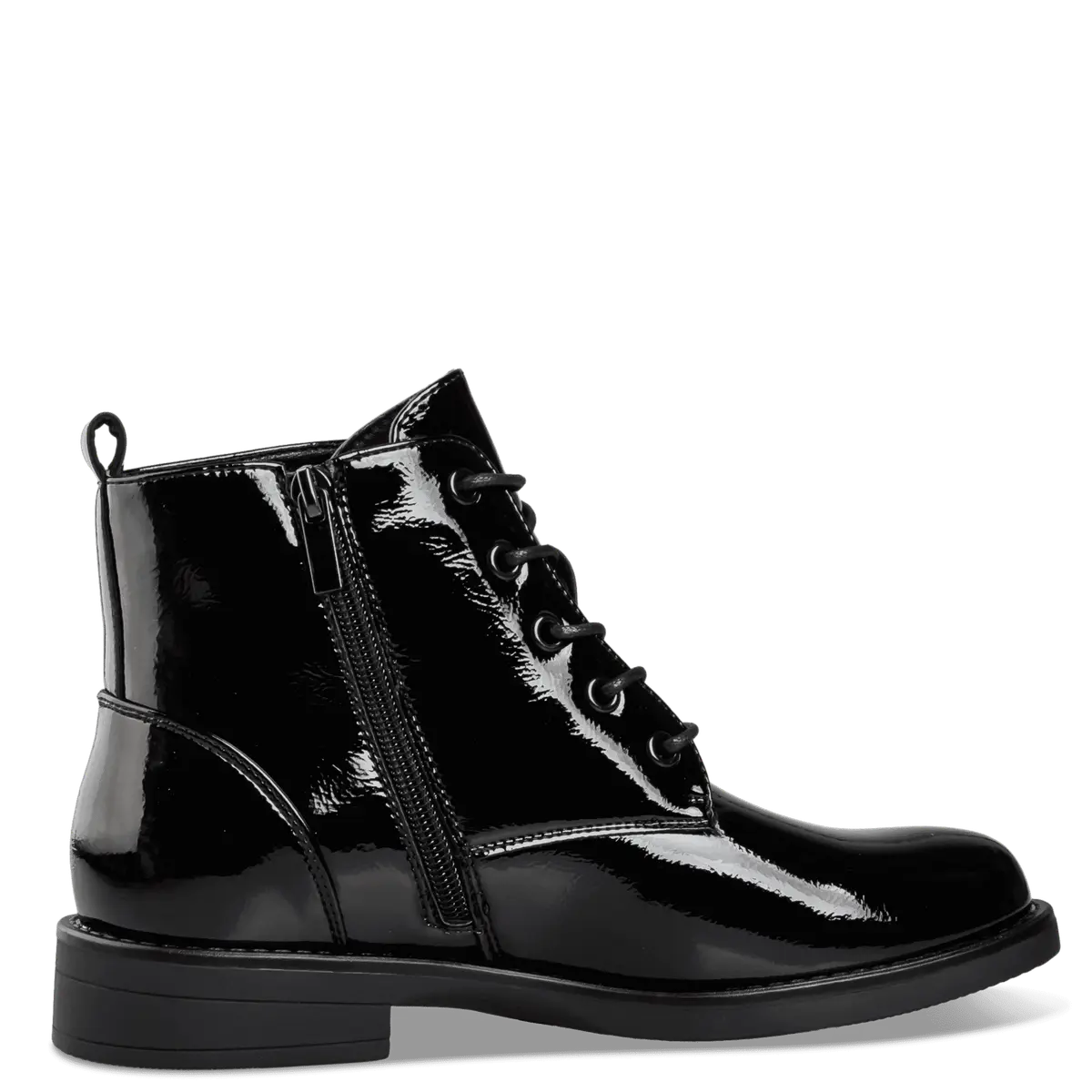 SHINY COMBAT BOOTS