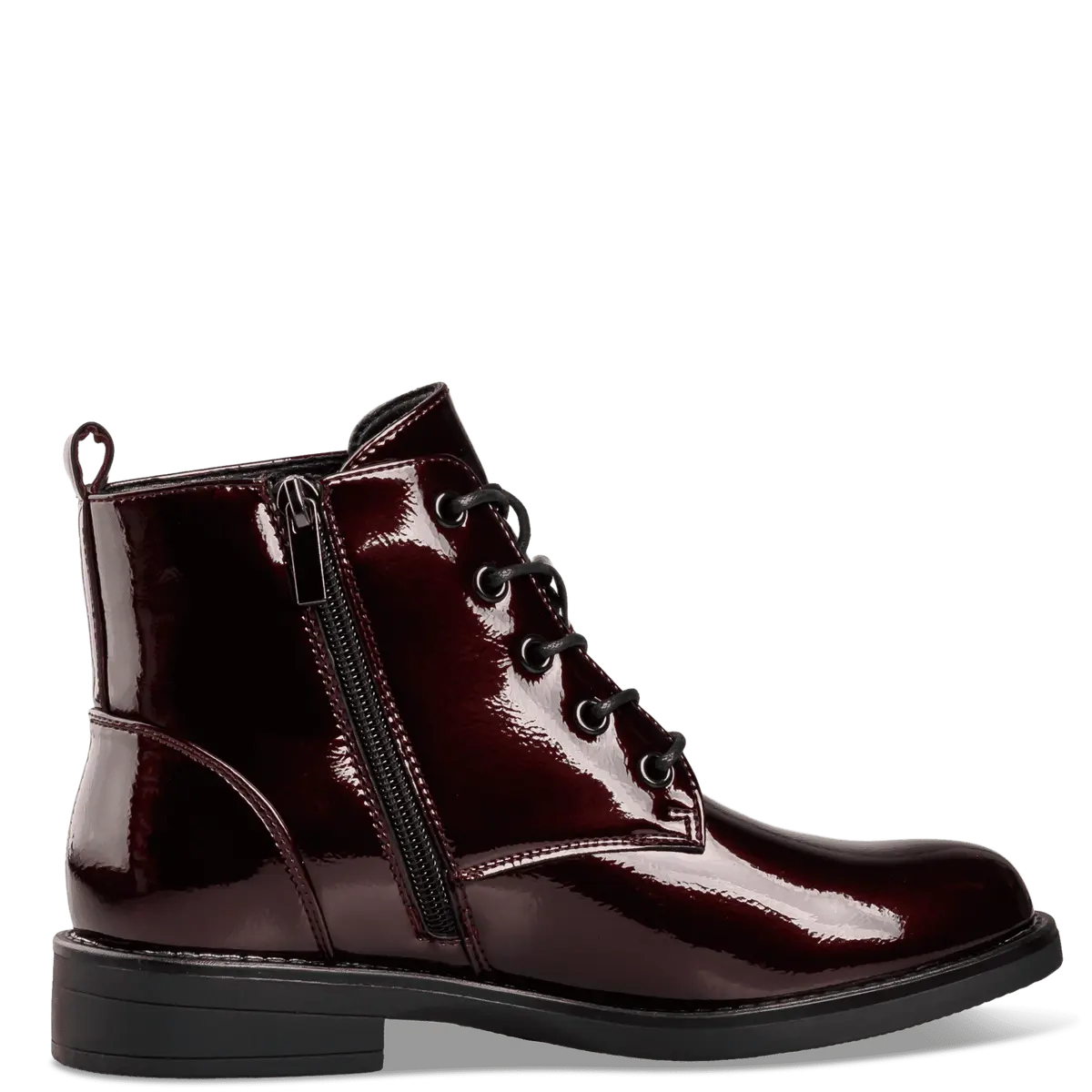 SHINY COMBAT BOOTS